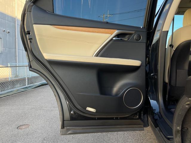 RX RX450hL 法人ワンオーナー  6人乗り  サンルーフ 全席シートH 前席ベンチレーション ステアリングH 純正メモリナビ フルセグTV BT USB ACC LKA BSM HUD ETC2.0  スペアキー(35枚目)