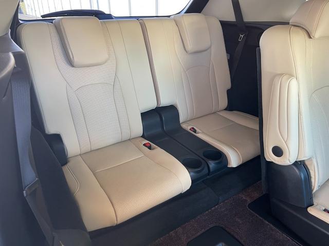 RX RX450hL 法人ワンオーナー  6人乗り  サンルーフ 全席シートH 前席ベンチレーション ステアリングH 純正メモリナビ フルセグTV BT USB ACC LKA BSM HUD ETC2.0  スペアキー(41枚目)