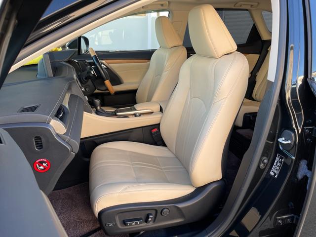 RX RX450hL 法人ワンオーナー  6人乗り  サンルーフ 全席シートH 前席ベンチレーション ステアリングH 純正メモリナビ フルセグTV BT USB ACC LKA BSM HUD ETC2.0  スペアキー(44枚目)