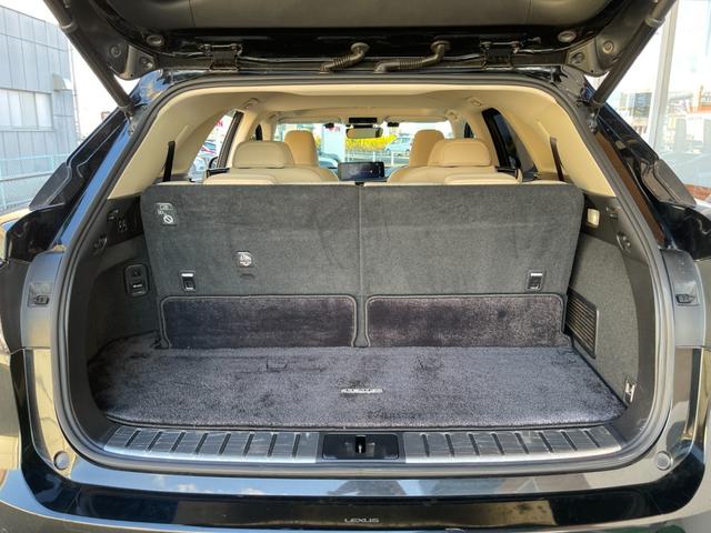 RX RX450hL 法人ワンオーナー  6人乗り  サンルーフ 全席シートH 前席ベンチレーション ステアリングH 純正メモリナビ フルセグTV BT USB ACC LKA BSM HUD ETC2.0  スペアキー(46枚目)