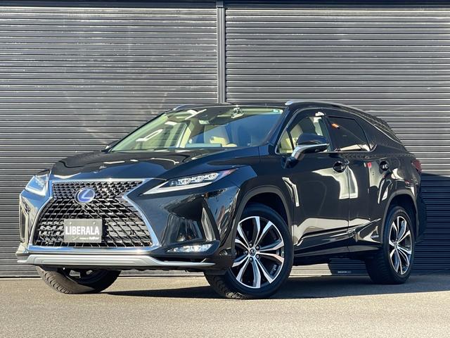 RX RX450hL 法人ワンオーナー  6人乗り  サンルーフ 全席シートH 前席ベンチレーション ステアリングH 純正メモリナビ フルセグTV BT USB ACC LKA BSM HUD ETC2.0  スペアキー(49枚目)