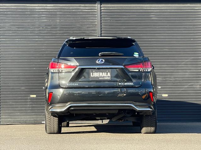 RX RX450hL 法人ワンオーナー  6人乗り  サンルーフ 全席シートH 前席ベンチレーション ステアリングH 純正メモリナビ フルセグTV BT USB ACC LKA BSM HUD ETC2.0  スペアキー(53枚目)