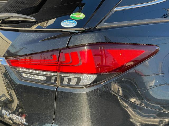 RX RX450hL 法人ワンオーナー  6人乗り  サンルーフ 全席シートH 前席ベンチレーション ステアリングH 純正メモリナビ フルセグTV BT USB ACC LKA BSM HUD ETC2.0  スペアキー(60枚目)