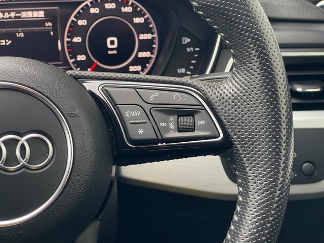 A4 2.0TFSIクワトロスポーツ Sライン マトリクスLED 黒半革 carplay ACC 360カメラ アシスタンスP ラグジュアリーP Sアシスト 前後Cセンサー 前席シートH 純正MMIナビ フルセグ 社外デジタルインナーM(8枚目)