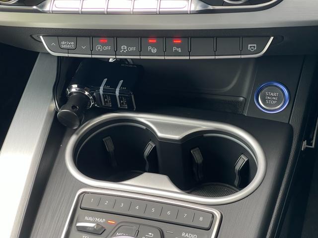 A4 2.0TFSIクワトロスポーツ Sライン マトリクスLED 黒半革 carplay ACC 360カメラ アシスタンスP ラグジュアリーP Sアシスト 前後Cセンサー 前席シートH 純正MMIナビ フルセグ 社外デジタルインナーM(23枚目)