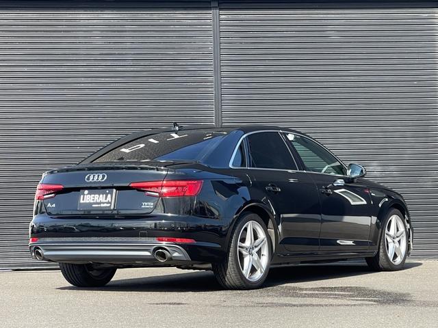 A4 2.0TFSIクワトロスポーツ Sライン マトリクスLED 黒半革 carplay ACC 360カメラ アシスタンスP ラグジュアリーP Sアシスト 前後Cセンサー 前席シートH 純正MMIナビ フルセグ 社外デジタルインナーM(44枚目)