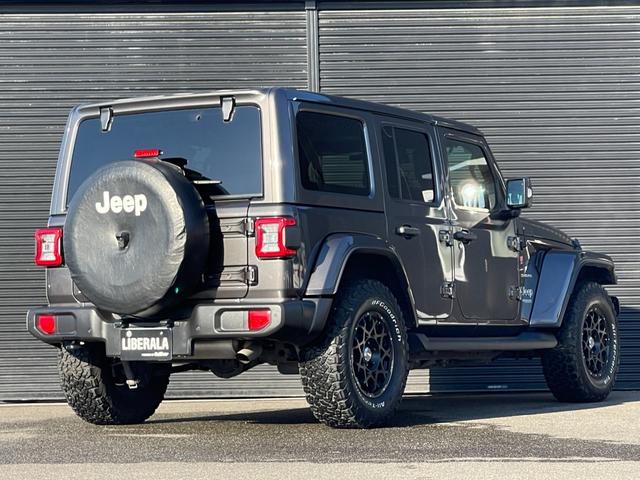 ジープ・ラングラーアンリミテッド サハラ ユーザー買取 BRUT 2SET ブロックタイヤ 純正AWあり 純正メモリナビ Bカメラ カープレイ ACC BSA BT LEDヘッドライト 黒革 シートヒーター スペアk 保証書(44枚目)