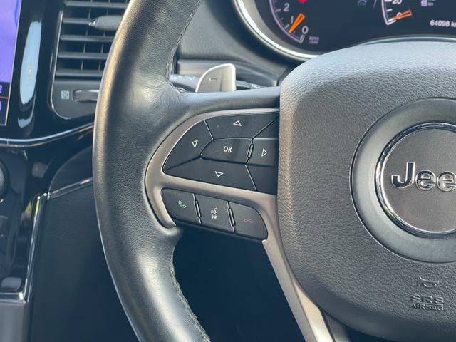 ジープ・グランドチェロキー リミテッド 後期 黒革 ACC 8.4UCナビ Bカメラ フルセグTV BT USB ステアリングH LKA BSA カープレイ HID Aライト シートH ベンチL エアサス Aブレーキアシスト 保証書(6枚目)