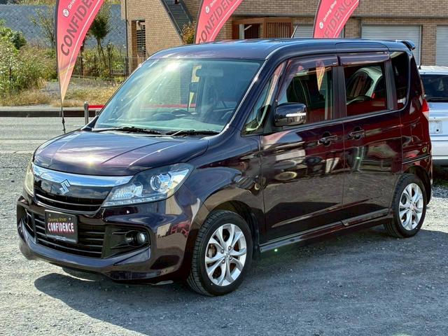 ソリオバンディット ベースグレード 検2年付 1年保証付 ナビ TV ETC 両側パワースライド プッシュスタート 革巻きステア オートエアコン ステアリングスイッチ フォグランプ アルミホイール(27枚目)