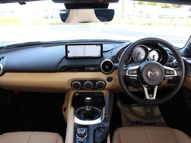 ロードスターRF VS 6MT後期現行モデル新色エアログレーカラーナビフルセグTVバックカメラBOSEサウンドシステムパーキングセンサー本革シート(40枚目)