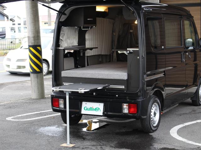 エブリイ ＰＣリミテッド　キャンピング車岡モータースミニチュアクルーズ外部電源カーテンベットキットナビフルセグバックカメラ（15枚目）