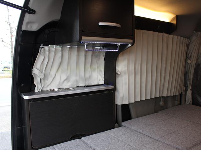 エブリイ ＰＣリミテッド　キャンピング車岡モータースミニチュアクルーズ外部電源カーテンベットキットナビフルセグバックカメラ（30枚目）