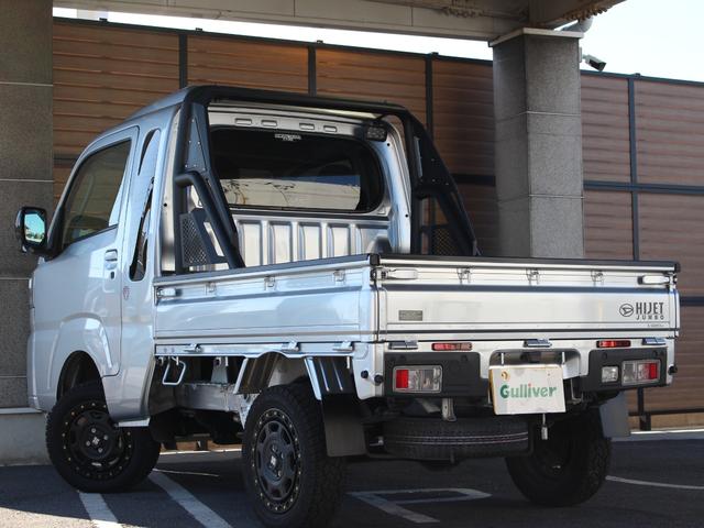 ハイゼットトラック ジャンボエクストラ 衝突軽減 リフトアップ 猪狩バンパーガード 荷台ロールバー MLJホイール ヨコハマジオランダーX-AT スマートキー アイドリングストップ 純正LEDヘッドライト LEDフォグランプ(12枚目)