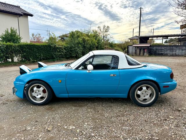 ユーノスロードスター ノーマルベース ノーマルベース(2名)TEIN車高調/軽量化フライホイール/KTSインテークパイプ/社外エキマニ/HKSマフラー/スタビリンク/タイミングベルト交換済み/15インチ社外ホイール(12枚目)