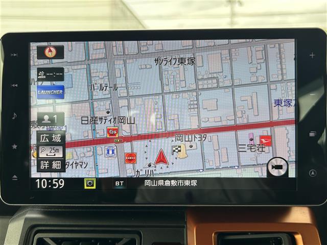 タフト Ｇターボ　禁煙車　純正９型ナビ　バックカメラ　フルセグＴＶ　Ｂｌｕｅｔｏｏｔｈ　ドラレコ　純正マッドガード　ＥＴＣ　衝突軽減　シートヒーター　電子パーキング　革ハンドル　ハンドルスイッチ　ＬＥＤヘッドライト（2枚目）