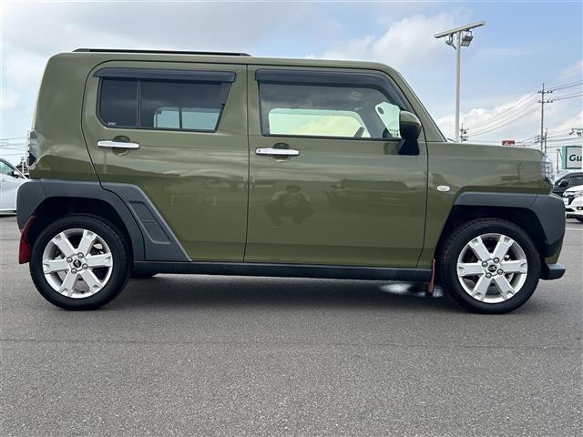 タフト Ｇターボ　禁煙車　純正９型ナビ　バックカメラ　フルセグＴＶ　Ｂｌｕｅｔｏｏｔｈ　ドラレコ　純正マッドガード　ＥＴＣ　衝突軽減　シートヒーター　電子パーキング　革ハンドル　ハンドルスイッチ　ＬＥＤヘッドライト（38枚目）