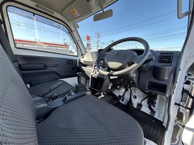 キャリイトラック ＫＸ　ワンオーナー　保証書　取扱説明書　記録簿　リモコンキー　衝突軽減ブレーキ　ヘッドライトレベライザー　フォグライト　ドアバイザー　４ＷＤ　パワーウィンドウ　ＭＴ車（26枚目）