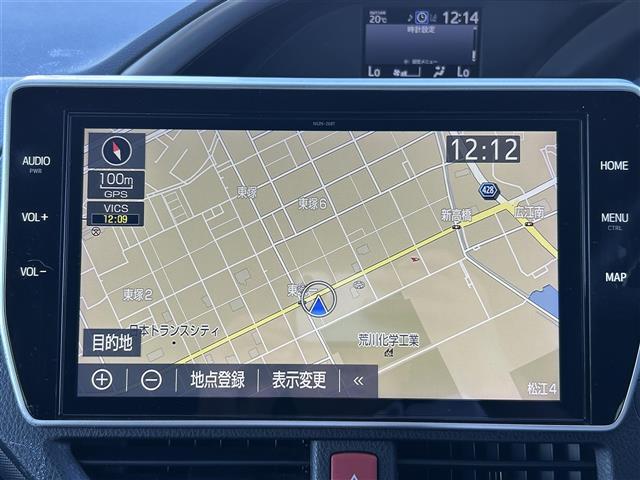 ヴォクシー ZS 煌II 純正10インチナビ バックカメラ 両側パワスラ ETC ドラレコ トヨタセーフティセンス クルーズコントロール 衝突軽減 オートマチックハイビーム 純正16インチAW USB入力端子 社外フロアマット(4枚目)