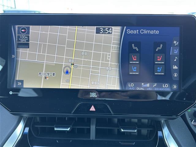 ハリアーハイブリッド Z レザーパッケージ JBL 純正12.3インチナビ バックカメラ BSM ETC2.0 デジタルインナーミラー ドラレコ トヨタセーフティセンス レーダークルーズ パワーバックドア ベンチレーション 19インチ純正AW(2枚目)