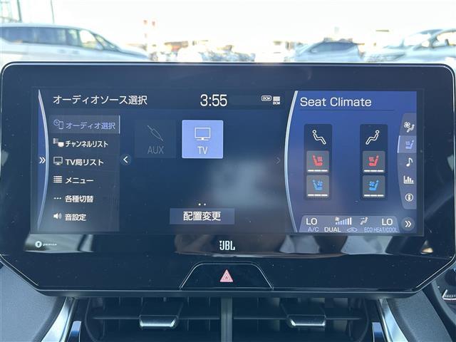 ハリアーハイブリッド Z レザーパッケージ JBL 純正12.3インチナビ バックカメラ BSM ETC2.0 デジタルインナーミラー ドラレコ トヨタセーフティセンス レーダークルーズ パワーバックドア ベンチレーション 19インチ純正AW(4枚目)