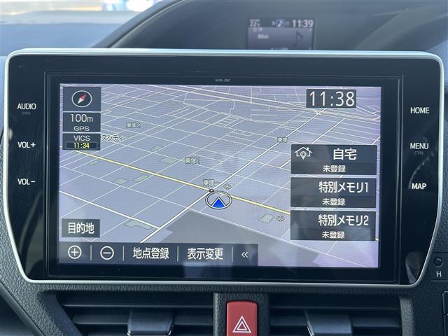 エスクァイア Ｇｉ　プレミアムパッケージ　ブラックテーラード　純正１０インチＳＤナビ　純正フリップダウンモニター　バックカメラ　ビルトインＥＴＣ　両側パワースライドドア　後席エアコン　ハーフレザーシート　ＤＮ席シートヒーター　キャプテンシート　トヨタセーフティセ（3枚目）