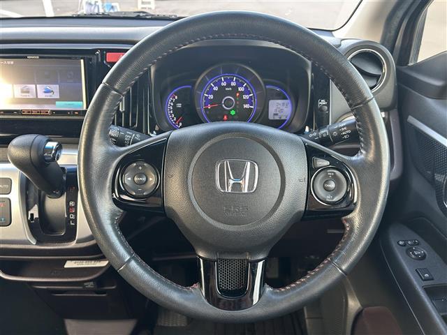 N-WGNカスタム G・Aパッケージ 社外ナビ (フルセグTV//DVD/CD/AM/FM) バックカメラ 衝突被害軽減システム 車線逸脱警報 クルーズコントロール ハーフレザーシート 横滑り防止装置(15枚目)