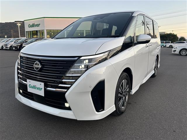 セレナ ハイウェイスターV 純正ナビ AppleCarPlay 両側パワスラ 全方位カメラ ETC クリアランスソナー 衝突軽減 横滑り防止装置 クルコン レーンキープアシスト オートライト 純正AW 防水シート フロアマット(35枚目)