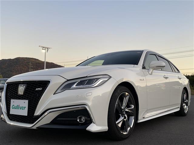 クラウンハイブリッド ＲＳアドバンス　純正ナビ　バックカメラ　ＥＴＣ　ＨＵＤ　ドラレコ　トヨタセーフティセンス　ＢＳＭ　レーダークルーズコントロール　パワーシート　シートヒーター　ステアリングヒーター　フロアマット　１８インチ純正ＡＷ（35枚目）