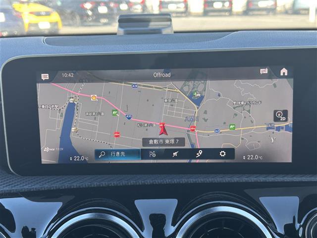 Ａクラス Ａ１８０　スタイル　純正ナビ　バックカメラ　ＥＴＣ２．０　ＢＳＭ　ドラレコ　シートヒーター　クリアランスソナー　衝突軽減　横滑り防止装置　クルコン　レーンキープアシスト　オートライト　アイドリングストップ　純正ＡＷ（2枚目）