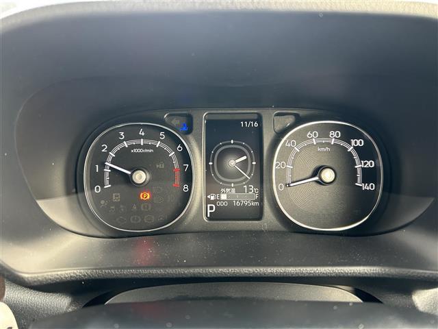 ムーヴキャンバス セオリーＧ　社外ナビ　全方位カメラ　両側パワスラ　衝突軽減ブレーキ　コーナーセンサー　アイドリングストップ　電子パーキング　オートライト　シートヒーター　プッシュスタート　スマートキー　純正フロアマット（17枚目）