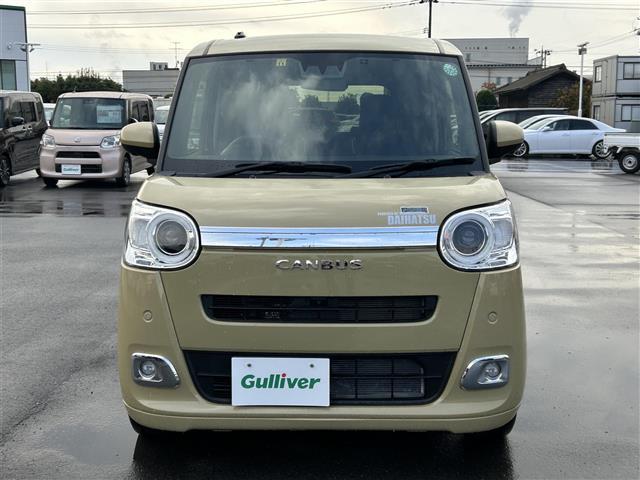 ムーヴキャンバス セオリーＧ　社外ナビ　全方位カメラ　両側パワスラ　衝突軽減ブレーキ　コーナーセンサー　アイドリングストップ　電子パーキング　オートライト　シートヒーター　プッシュスタート　スマートキー　純正フロアマット（34枚目）