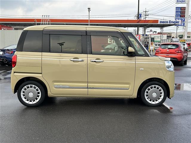 ムーヴキャンバス セオリーＧ　社外ナビ　全方位カメラ　両側パワスラ　衝突軽減ブレーキ　コーナーセンサー　アイドリングストップ　電子パーキング　オートライト　シートヒーター　プッシュスタート　スマートキー　純正フロアマット（40枚目）