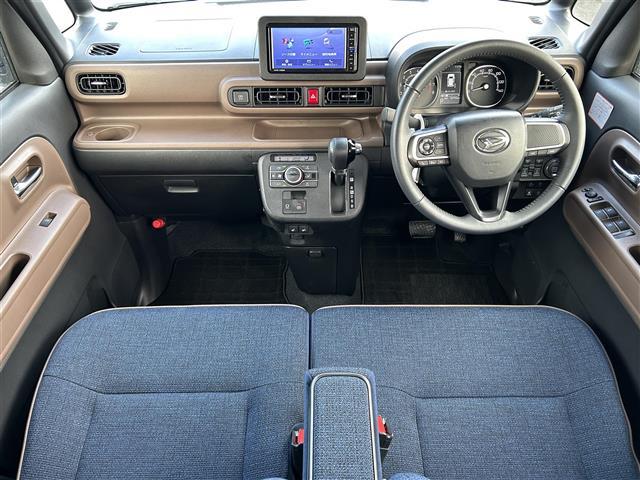 ムーヴキャンバス セオリーＧ　社外ナビ　全方位カメラ　両側パワスラ　衝突軽減ブレーキ　コーナーセンサー　アイドリングストップ　電子パーキング　オートライト　シートヒーター　プッシュスタート　スマートキー　純正フロアマット（42枚目）