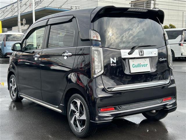 Ｎ－ＷＧＮカスタム Ｇ・ターボパッケージ　純正ナビ　バックカメラ　衝突軽減ブレーキ　ＥＴＣ　クルーズコントロール　ハーフレザーシート　横滑り防止装置　アイドリングストップ　オートライト　電動格納ミラー　純正１５インチＡＷ　プッシュスタート（37枚目）