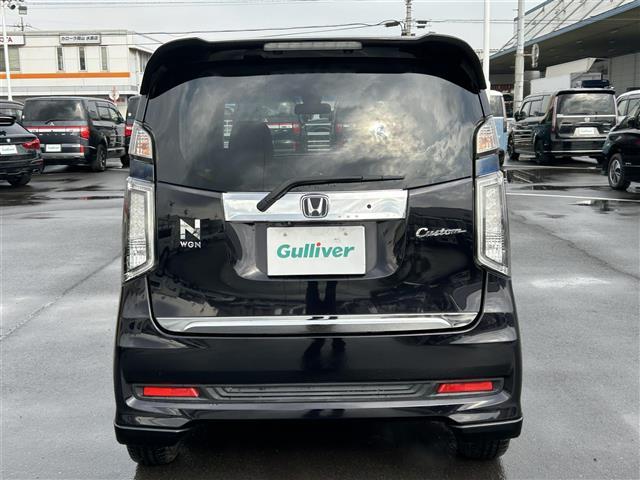 Ｎ－ＷＧＮカスタム Ｇ・ターボパッケージ　純正ナビ　バックカメラ　衝突軽減ブレーキ　ＥＴＣ　クルーズコントロール　ハーフレザーシート　横滑り防止装置　アイドリングストップ　オートライト　電動格納ミラー　純正１５インチＡＷ　プッシュスタート（38枚目）