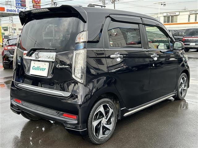 Ｎ－ＷＧＮカスタム Ｇ・ターボパッケージ　純正ナビ　バックカメラ　衝突軽減ブレーキ　ＥＴＣ　クルーズコントロール　ハーフレザーシート　横滑り防止装置　アイドリングストップ　オートライト　電動格納ミラー　純正１５インチＡＷ　プッシュスタート（39枚目）