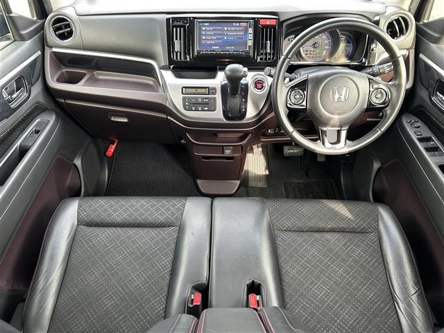 Ｎ－ＷＧＮカスタム Ｇ・ターボパッケージ　純正ナビ　バックカメラ　衝突軽減ブレーキ　ＥＴＣ　クルーズコントロール　ハーフレザーシート　横滑り防止装置　アイドリングストップ　オートライト　電動格納ミラー　純正１５インチＡＷ　プッシュスタート（42枚目）