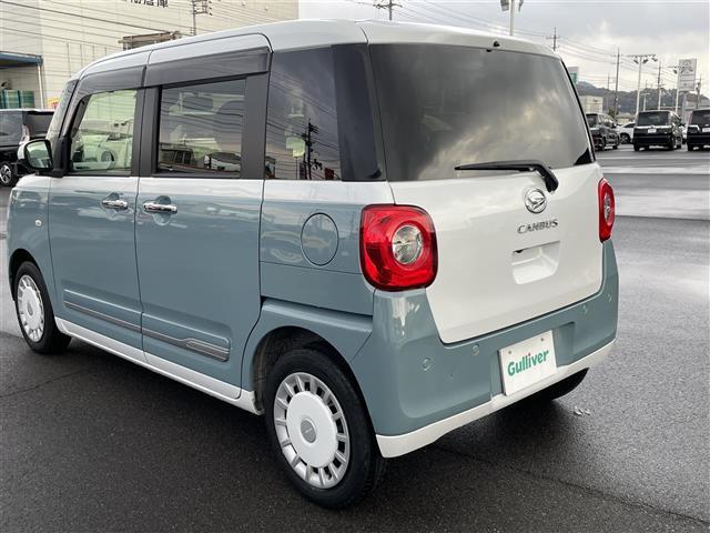 ムーヴキャンバス ストライプスＧ　両側パワスラ　レーダークルーズコントロール　衝突軽減　コーナーセンサー　アイドリングストップ　電子パーキング　オートマチックハイビーム　シートヒーター　プッシュスタート　純正フロアマット（37枚目）