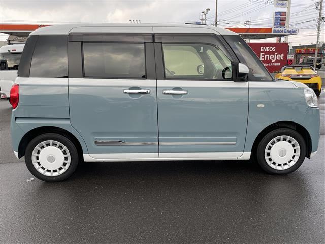 ムーヴキャンバス ストライプスＧ　両側パワスラ　レーダークルーズコントロール　衝突軽減　コーナーセンサー　アイドリングストップ　電子パーキング　オートマチックハイビーム　シートヒーター　プッシュスタート　純正フロアマット（40枚目）