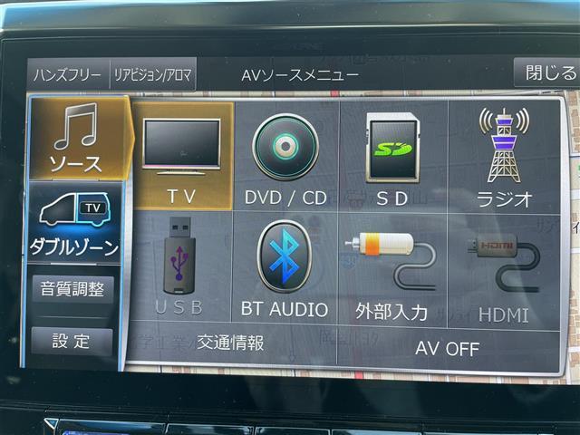 アルファード ２．５Ｓ　Ｃパッケージ　登録時走行距離５５１１９ｋｍ　サンルーフ　モデリスタフルエアロ　ＡＬＰＩＮＥビックＸ１１インチ　（ＡＭ／ＦＭ／ＣＤ／ＤＶＤ／ＢＴ／ＴＶ）　ＡＬＰＩＮＥフリップダウンモニター（ダブルゾーン）ＢＳＭ（4枚目）