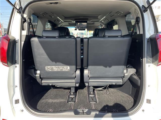 アルファード ２．５Ｓ　Ｃパッケージ　登録時走行距離５５１１９ｋｍ　サンルーフ　モデリスタフルエアロ　ＡＬＰＩＮＥビックＸ１１インチ　（ＡＭ／ＦＭ／ＣＤ／ＤＶＤ／ＢＴ／ＴＶ）　ＡＬＰＩＮＥフリップダウンモニター（ダブルゾーン）ＢＳＭ（26枚目）