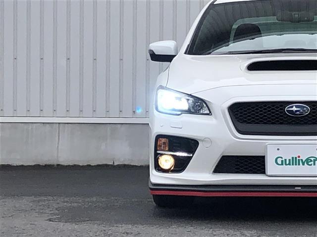 ＳＴＩ　タイプＳ　ワンオーナー　ＳＴＩフルエアロ　ＢＳＭ　純正ナビ　フルセグ　純正ＳＴＩアルミホイール　ＬＥＤヘッドライト　ＥＴＣ　ＭＴ車　ハーフレザー　コーナーセンサー　社外マフラー　純正車内あり　保証書　スペアキー(15枚目)