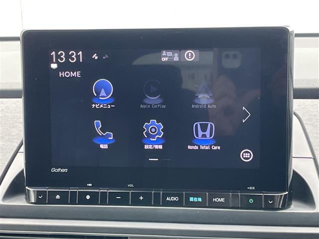 オデッセイハイブリッド ｅ：ＨＥＶアブソルート　純正９型ＳＤナビ　パワースライドドア　電動リアゲート　全周囲カメラ　追従式クルーズコントロール　パワーシート　全席シートヒーター　ワイヤレス充電　パドルシフト　ＬＥＤ　純正ＡＷ　ビルドインＥＴＣ（3枚目）