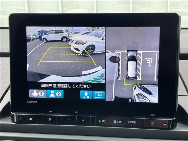 オデッセイハイブリッド ｅ：ＨＥＶアブソルート　純正９型ＳＤナビ　パワースライドドア　電動リアゲート　全周囲カメラ　追従式クルーズコントロール　パワーシート　全席シートヒーター　ワイヤレス充電　パドルシフト　ＬＥＤ　純正ＡＷ　ビルドインＥＴＣ（4枚目）