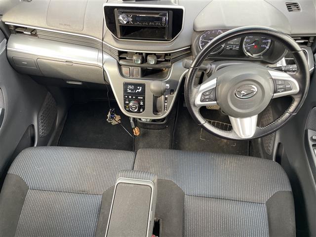 ムーヴ カスタム　ＲＳ　ＳＡＩＩ　スピーダー製ポータブルナビ　純正１５インチアルミホイール　ＬＥＤヘッドライト　フロントフォグランプ　オートライト　プッシュスタート／スマートキー　スペアキー　後方コーナーセンサー　ベンチシート（2枚目）