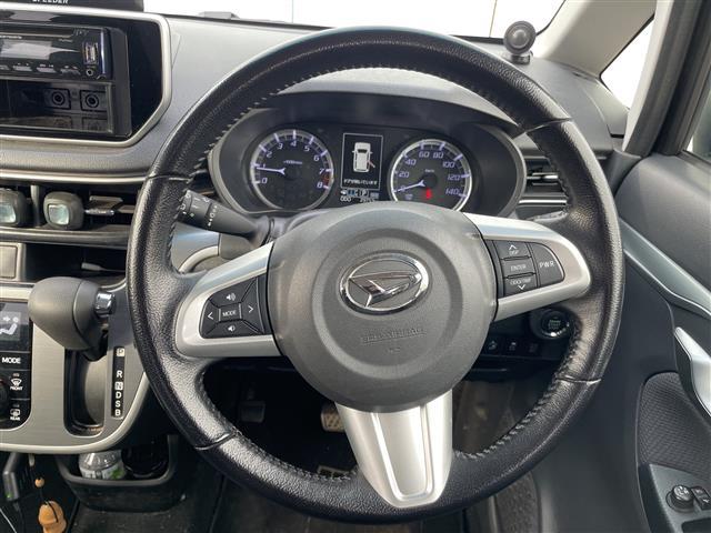 ムーヴ カスタム　ＲＳ　ＳＡＩＩ　スピーダー製ポータブルナビ　純正１５インチアルミホイール　ＬＥＤヘッドライト　フロントフォグランプ　オートライト　プッシュスタート／スマートキー　スペアキー　後方コーナーセンサー　ベンチシート（3枚目）