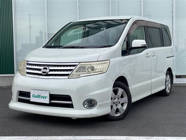 セレナ ハイウェイスター 純正HDDナビ 両側パワースライドドア 後席モニター バックカメラ ビルドインETC キセノンヘッドライト フォグライト ドアバイザー 純正アルミホイール 純正フロアマット スマートキー スペアキー(6枚目)