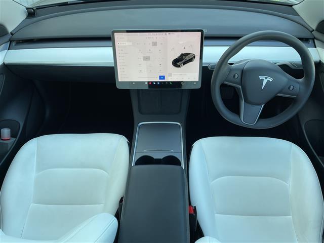 モデル3 ロングレンジ AWD ガラスルーフ純正ナビバックモニター革シートユーザー買取車ステアリングヒーターシートヒーターカードキーETCパワーシート19インチアルミ(2枚目)