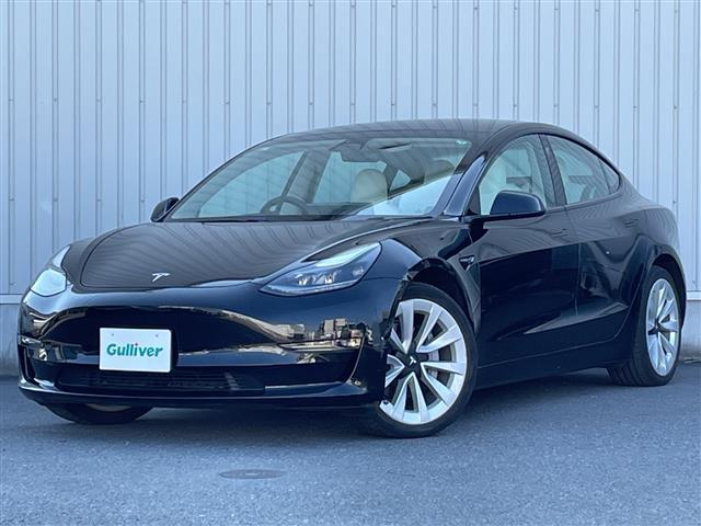 モデル3 ロングレンジ AWD ガラスルーフ純正ナビバックモニター革シートユーザー買取車ステアリングヒーターシートヒーターカードキーETCパワーシート19インチアルミ(5枚目)