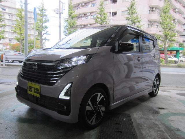 デイズ ハイウェイスター Gターボプロパイロットエディション 後期モデル カラーV12P67(カンジュクカシス/シルキーライラック) プロパイロット 純正ナビ(MM223D-L) 地デジ アラウンドビュー 純正ドラレコ インテリキー レザーシート LEDライト(3枚目)